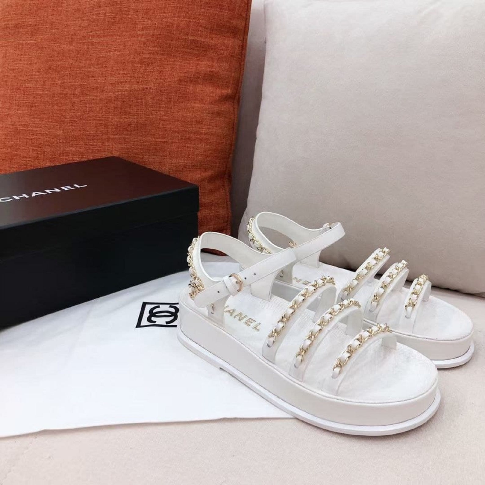 Chanel sandals for women great summer chanel Etsy