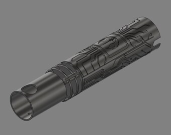 Lightsaber chassis with Crystal Chamber for KR Sabers Flagship hilt - STL file Only (Download)