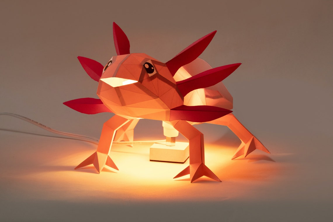 Axolotl Papercraft