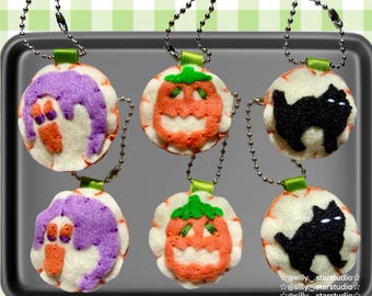spooky cookie felt buddy charms