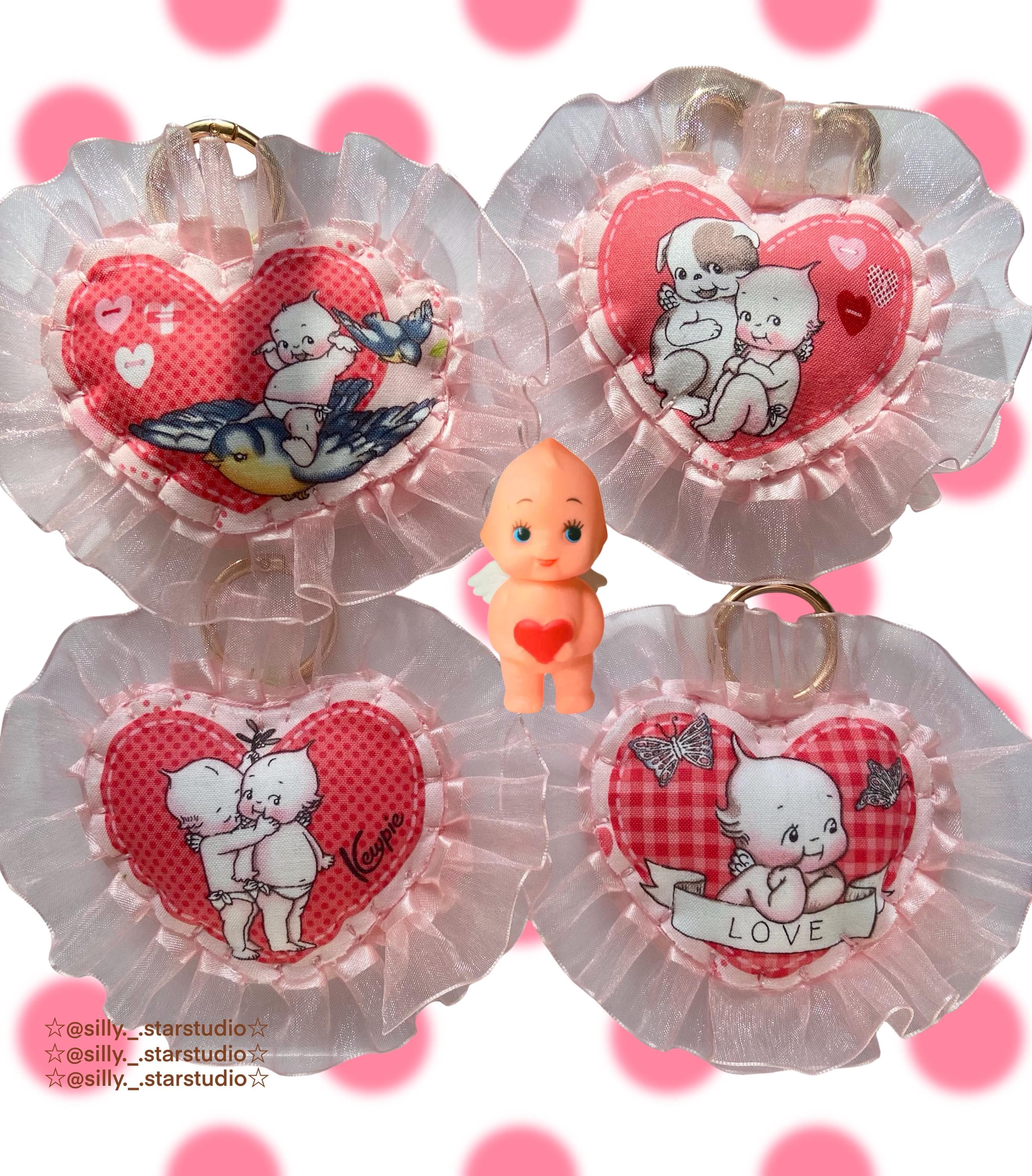 Strawberry Kewpie Keychain - Etsy