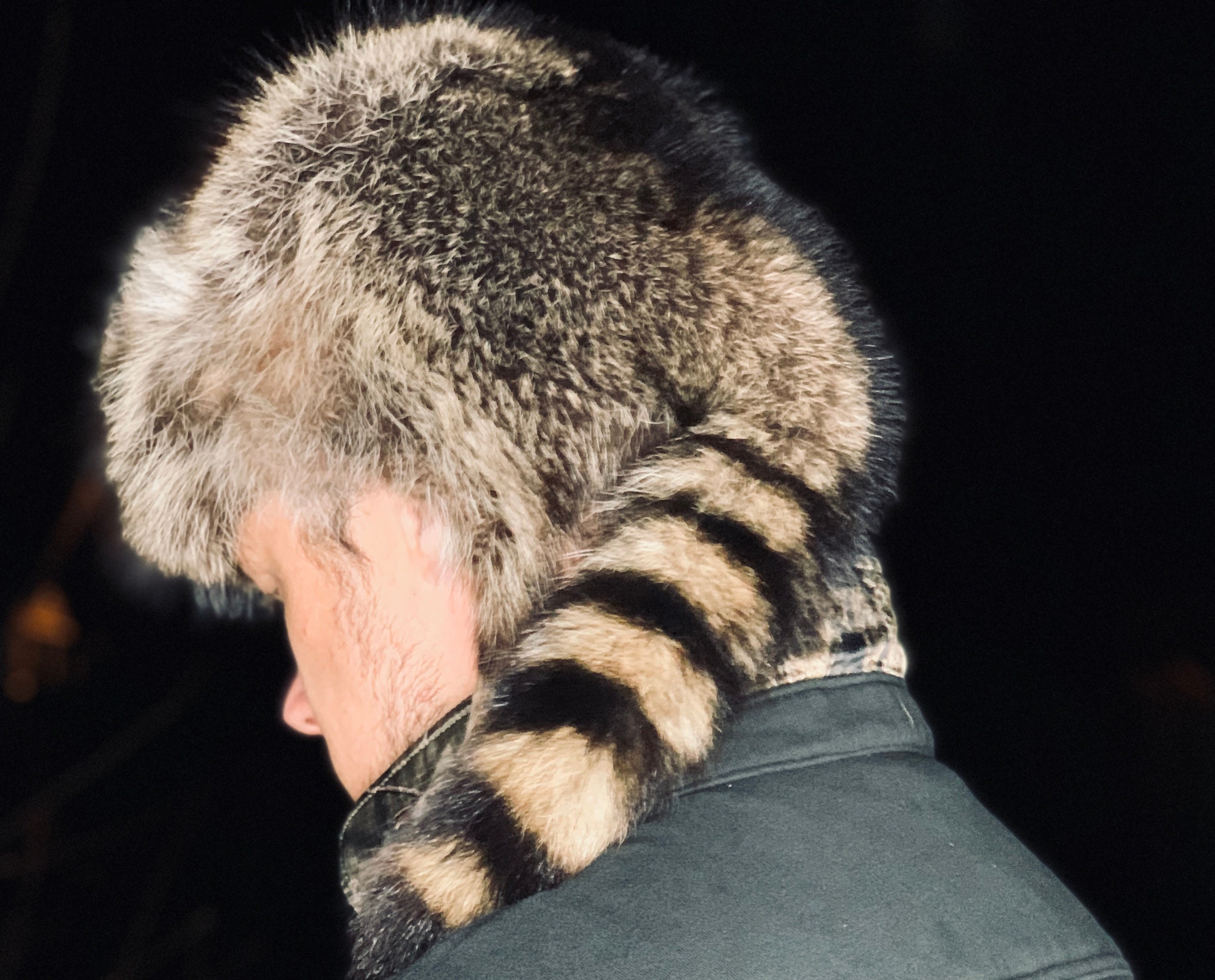 Sombrero mapache de piel real Pelt no incluido Hecho a Etsy