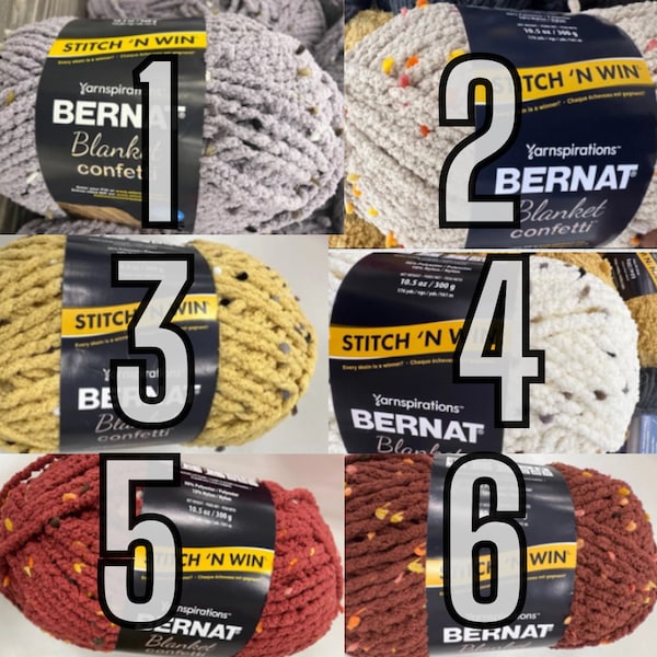 Bernat Blanket Yarn Etsy