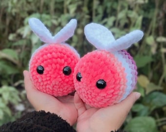 LES-BEE | Lesbian Flag Bee Plushie | Crochet Pride Amigurumi | LGBTQIA+ Plush | Cute Punny Gift