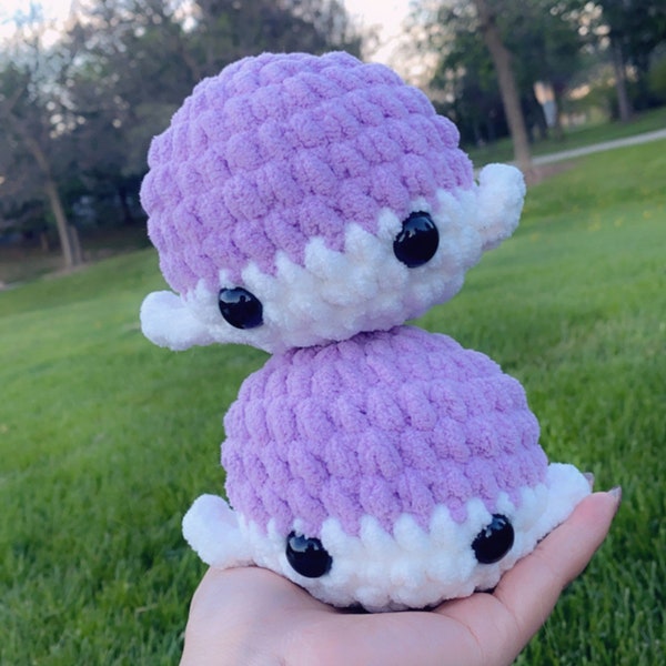 WORRY WHALE | Crochet Whale Amigurumi | Cute Narwhal Plushie | Knit Texture Plush | Kawaii Whale Plushy | Crochet Pattern Cute | Sea Animal