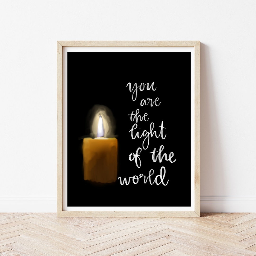You Are the Light of the World | DIGITAL Print | Digital Download ...
