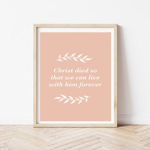 Christian Art | Bible Verse | Scripture Art | 8"x10" PNG File | Digital Download | Digital Print | Printable Artwork