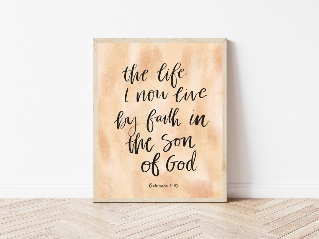 Bible Verse Printable, Scripture DIGITAL DOWNLOAD, Wall Decor, Verse ...