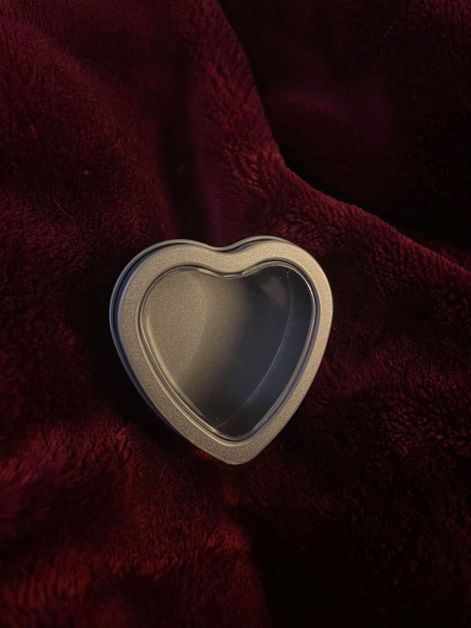 2OZ Heart Tin Candle Etsy