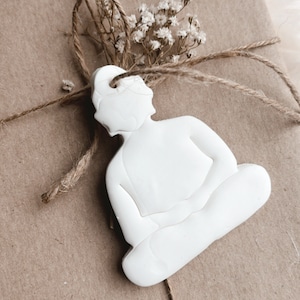 Yogafigur Geschenkanhänger