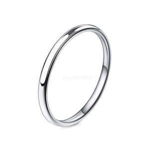 925 rhodium-plated silver ring clip - free engraving