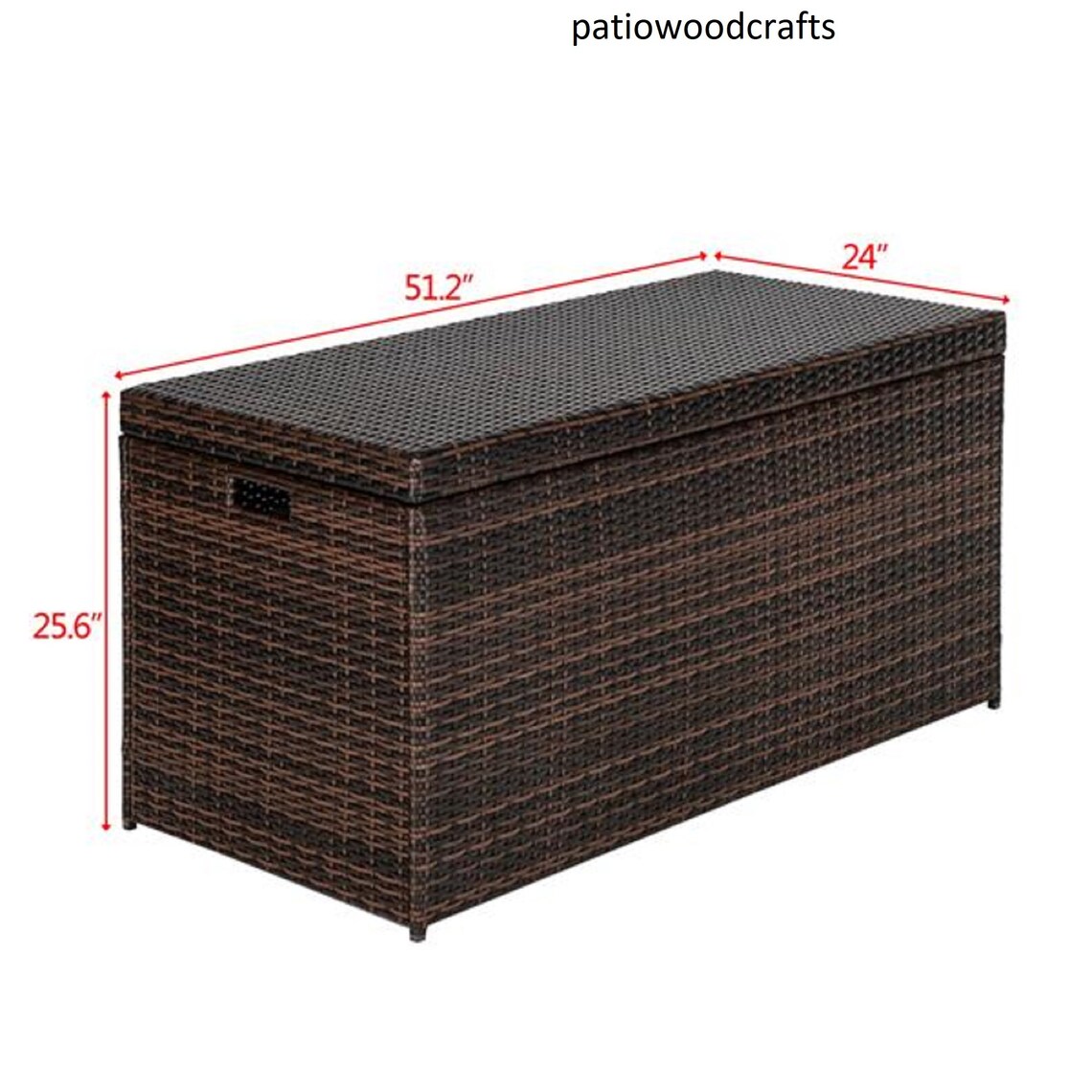 Caja de almacenamiento al aire libre caja de la cubierta al | Etsy