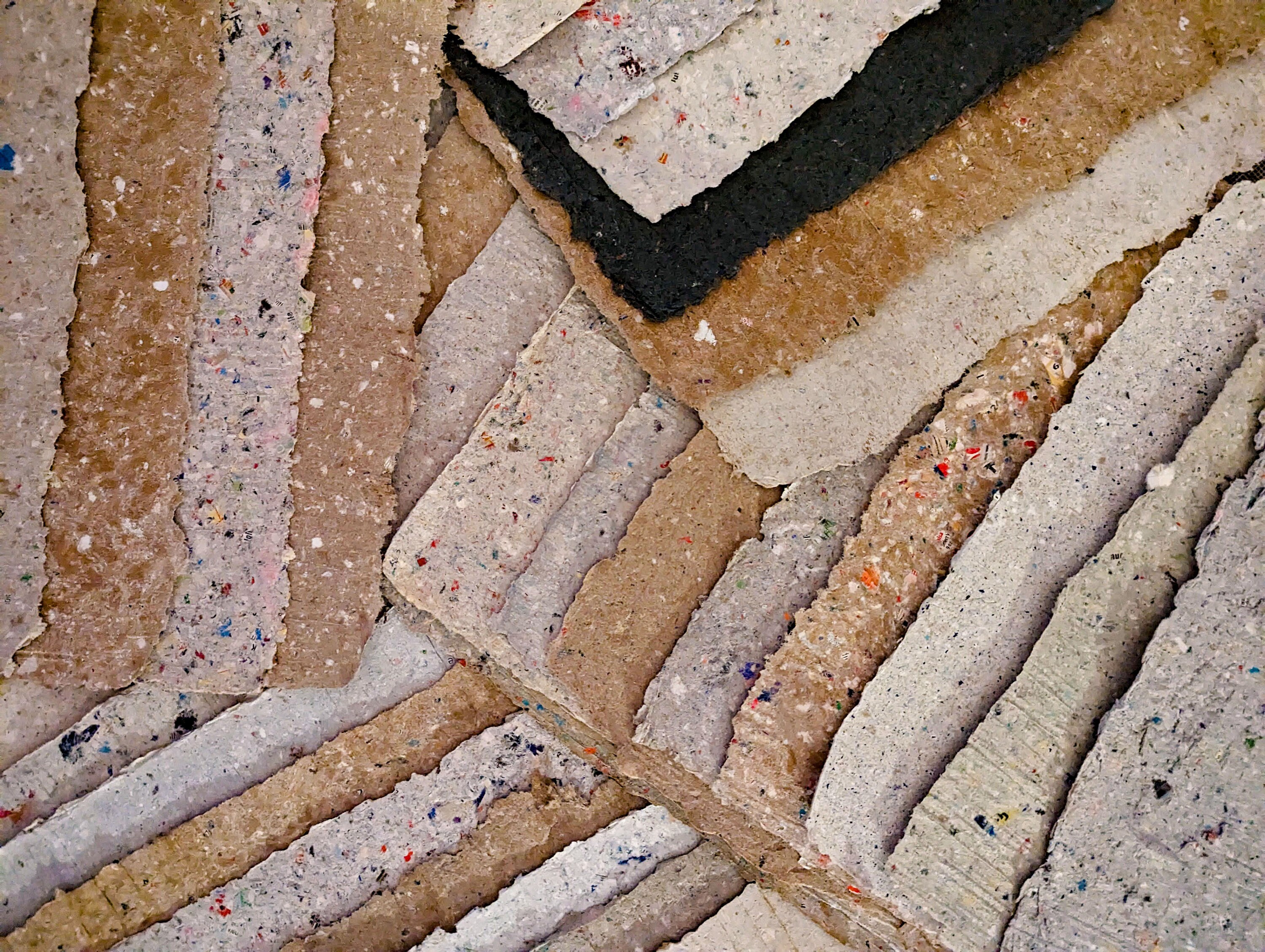 Handmade Tabloid Paper: 10 Neutral Sheets, Repurposed Art Paper (11x17 ...