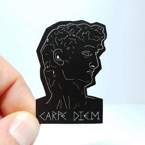 Stickerset voor sculpturen uit de oudheid en de renaissance - Vier hoogwaardige stickers met beroemde oude Romeinse kunstwerken