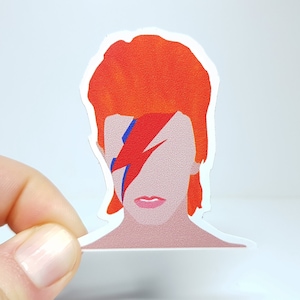 Adesivo estetico della band "David Bowie" - adesivo musicale