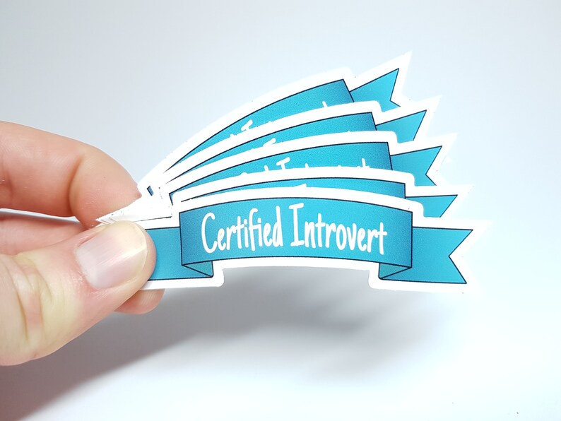 Introvert Sticker Aesthetic Meme Sticker