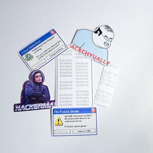 Paquete de pegatinas para programadores - Pegatinas divertidas para ingenieros de software y nerds informáticos - Pegatinas retro vintage