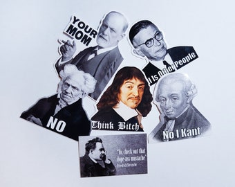 The Philosophers and Scientists Meme Sticker Set - Awaken the Curiosity inside you!