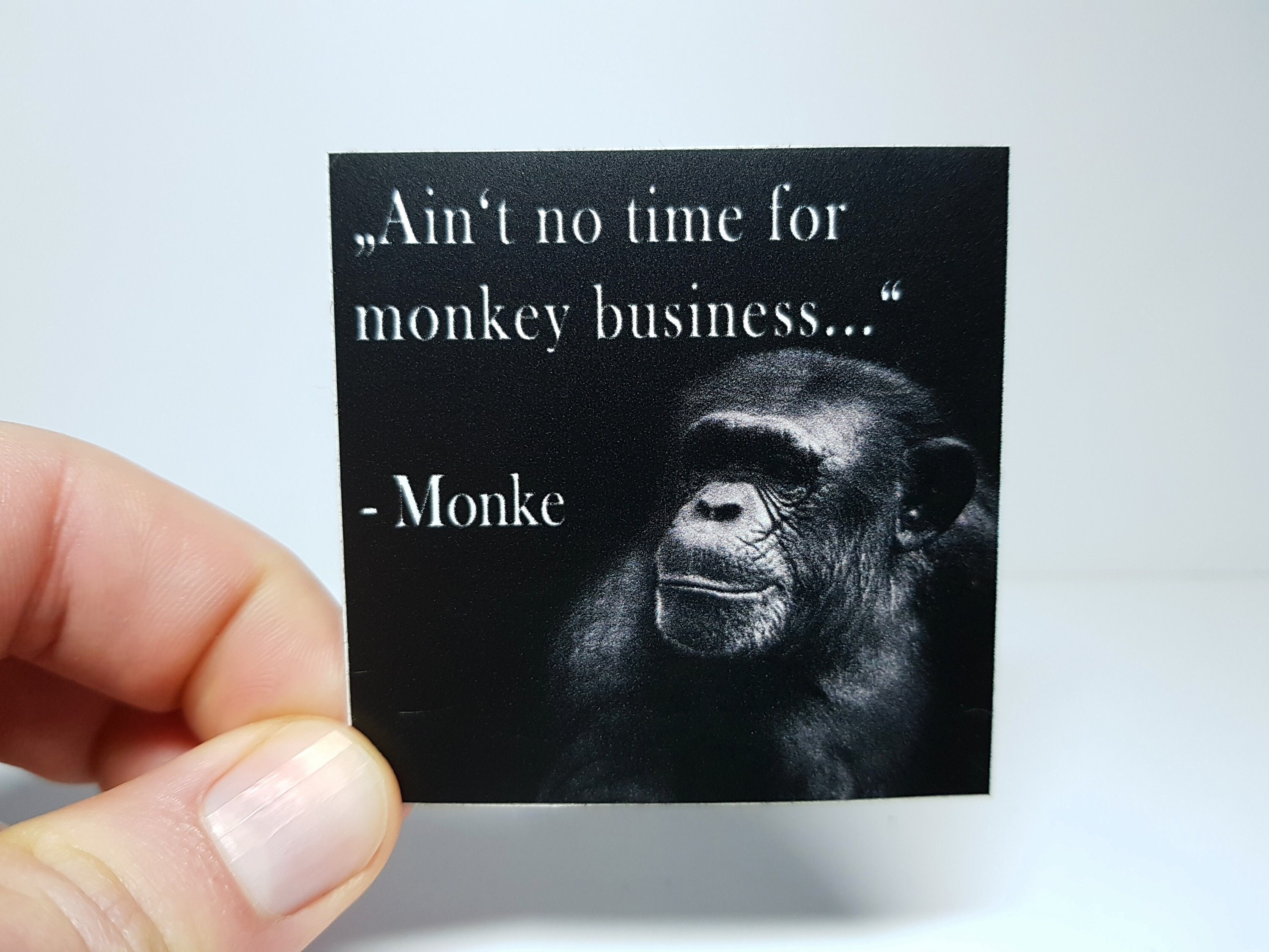 24x24'' Meme Sticker monkey Funny Animal - Etsy Ireland 24x24'' Meme Sticker monkey Funny Animal - Etsy Ireland