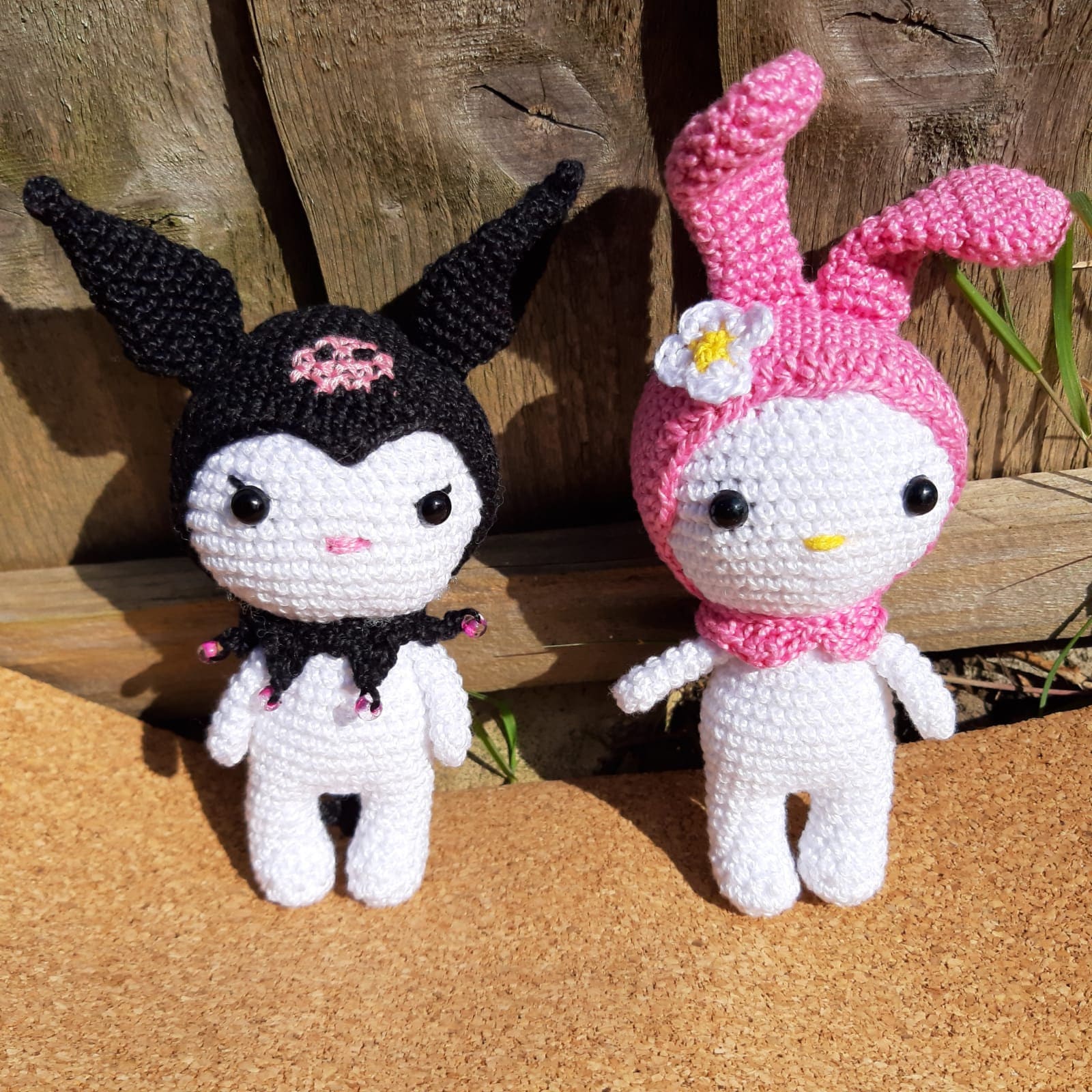 Kuromi crochet bunny rabbit plushie handmade sanrio amigurumi Etsy