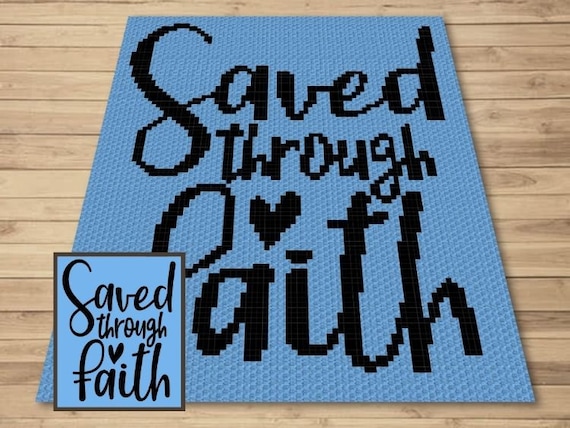Faith Blanket Crochet Pattern – C2C & Tapestry (PDF Pattern)