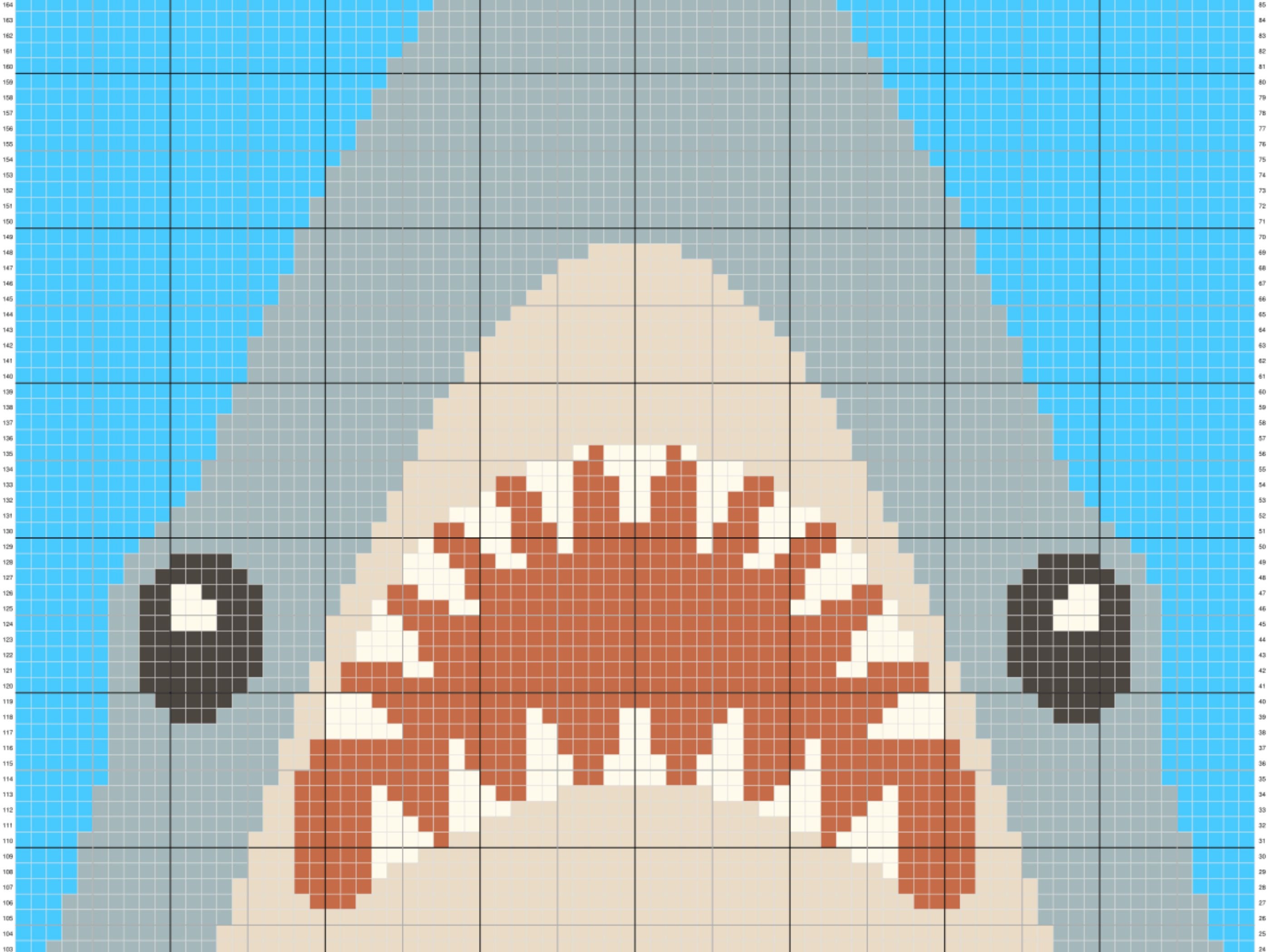 Baby Shark C2C Crochet Blanket Pattern – Sea Fish Graphgan (PDF Pattern ...