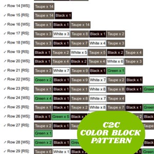 Cat Blanket Pattern PDF | Crowded Feline C2C Graphgan Chart | Animal Home Decor | Graph & Written Instructions