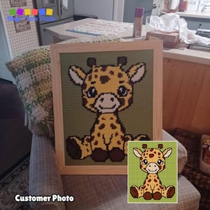 Giraffe Blanket Pattern PDF | Safari Animal C2C Crochet Graph | Nursery ...