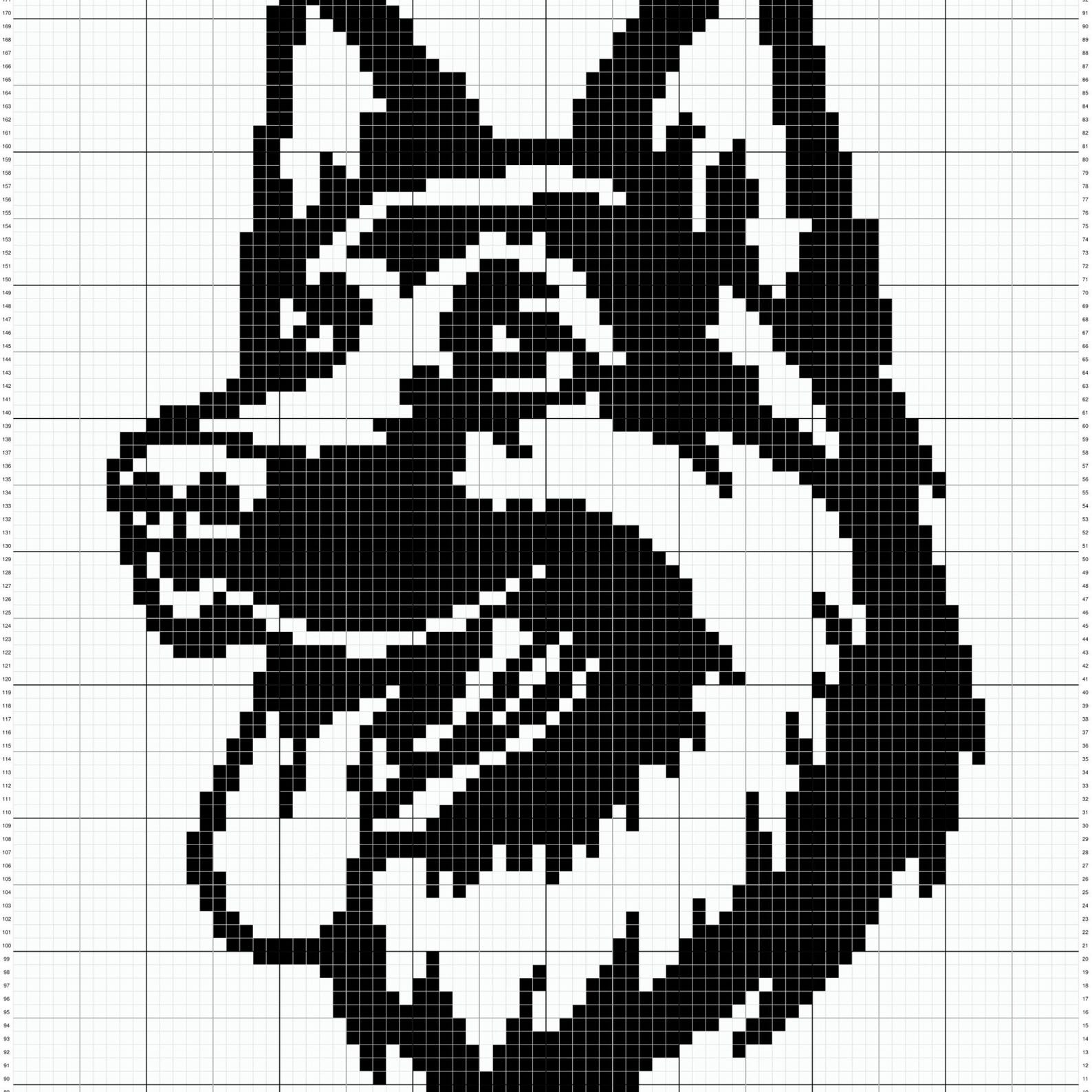 Dog Graphgan Patterns German Shepherd Crochet Pattern - Dog Graphgan, C2C Blanket (digital ...
