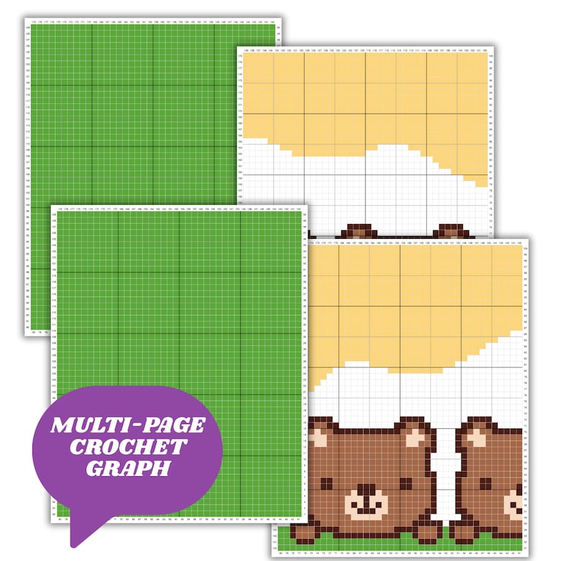 Teddy Bear Baby Blanket Crochet Pattern | Woodland Nursery Graphgan ...