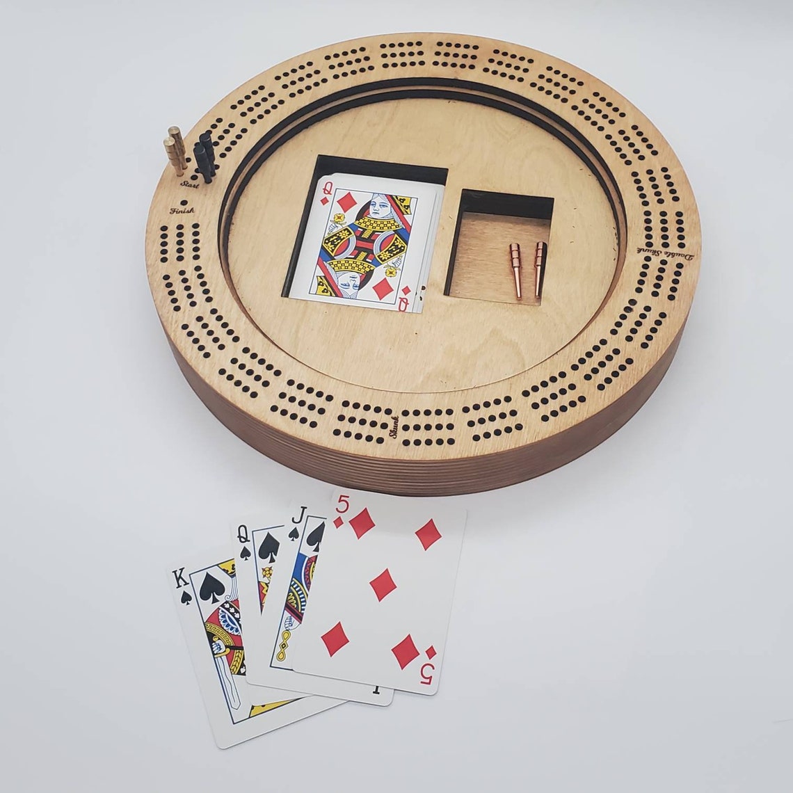 Unique Cribbage Board With Storage Southwestern Decor for Etsy