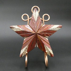 Barn wood 3D star, Barn Wood, rustic star, small star