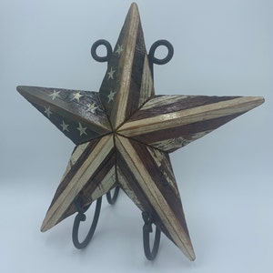American Patriotic, Vintage barn wood star patriotic