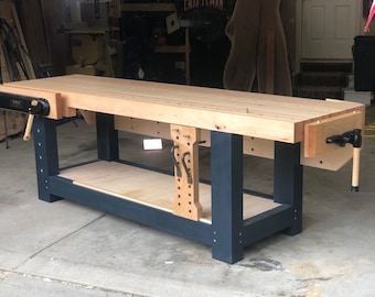 Ultimate Woodworking Workbench Plans & Build Videos | Roubo Nicholson Holtzapffel Hybrid Bench