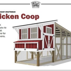 Chicken Coop & Run Plans Build Video image 2