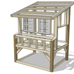 Chicken Coop & Run Plans Build Video image 5