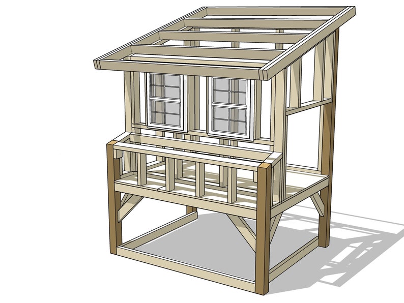 Chicken Coop & Run Plans Build Video Etsy Australia