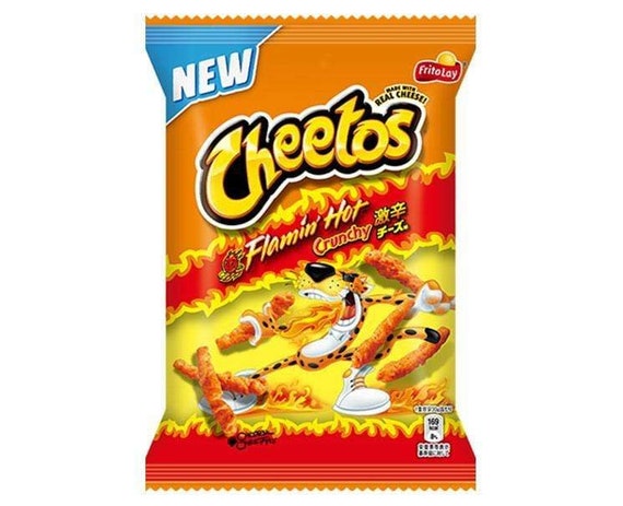Cheetos Flaming Hot Crunchy Cheese Limited Special Size Bbq Etsy