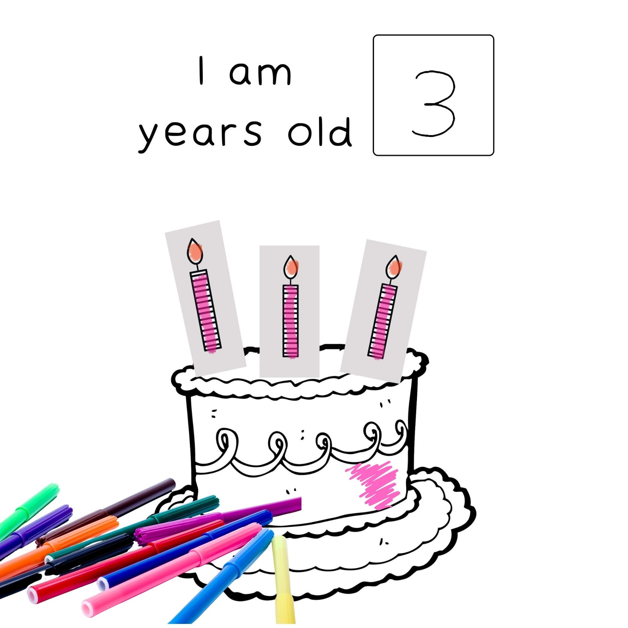 Preschool printable worksheets About me for Kindergarten | Etsy