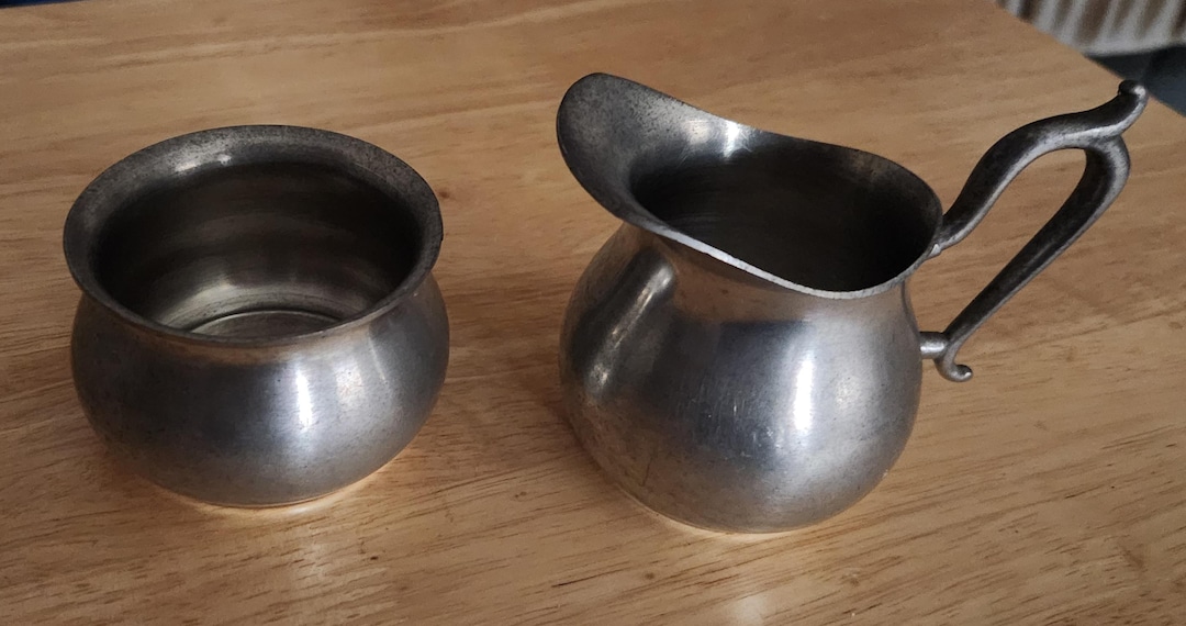 Vintage Beaded Pewter Piccolo Creamer main image 1