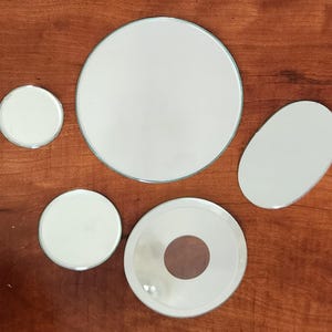 Set of 5 small mirrors