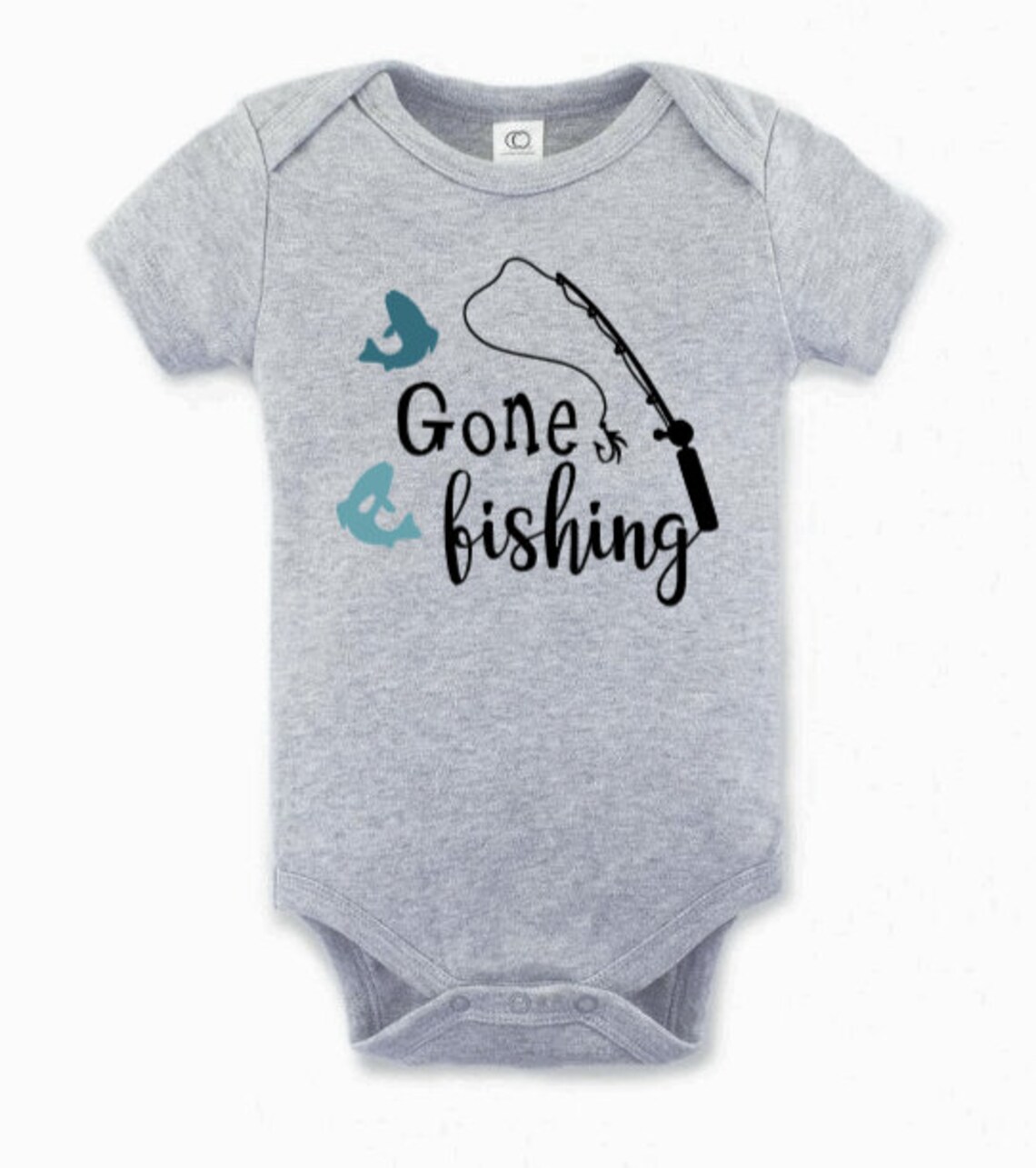 Gone Fishing Onesie Etsy