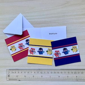 Mini cartes de remerciement pour professeur, jeu de cartes de remerciement pour le personnel de l'école, carte de remerciement pour éducateur, carte de fin d'année pour le préscolaire, paraprofessionnel