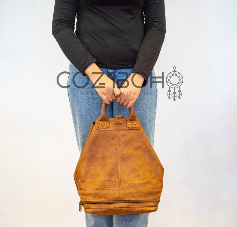 Convertible Bag / Convertible Backpack Purse / Backpack Purse / Leather Convertible Bag / Convertible Tote Bag / Leather Backpack 