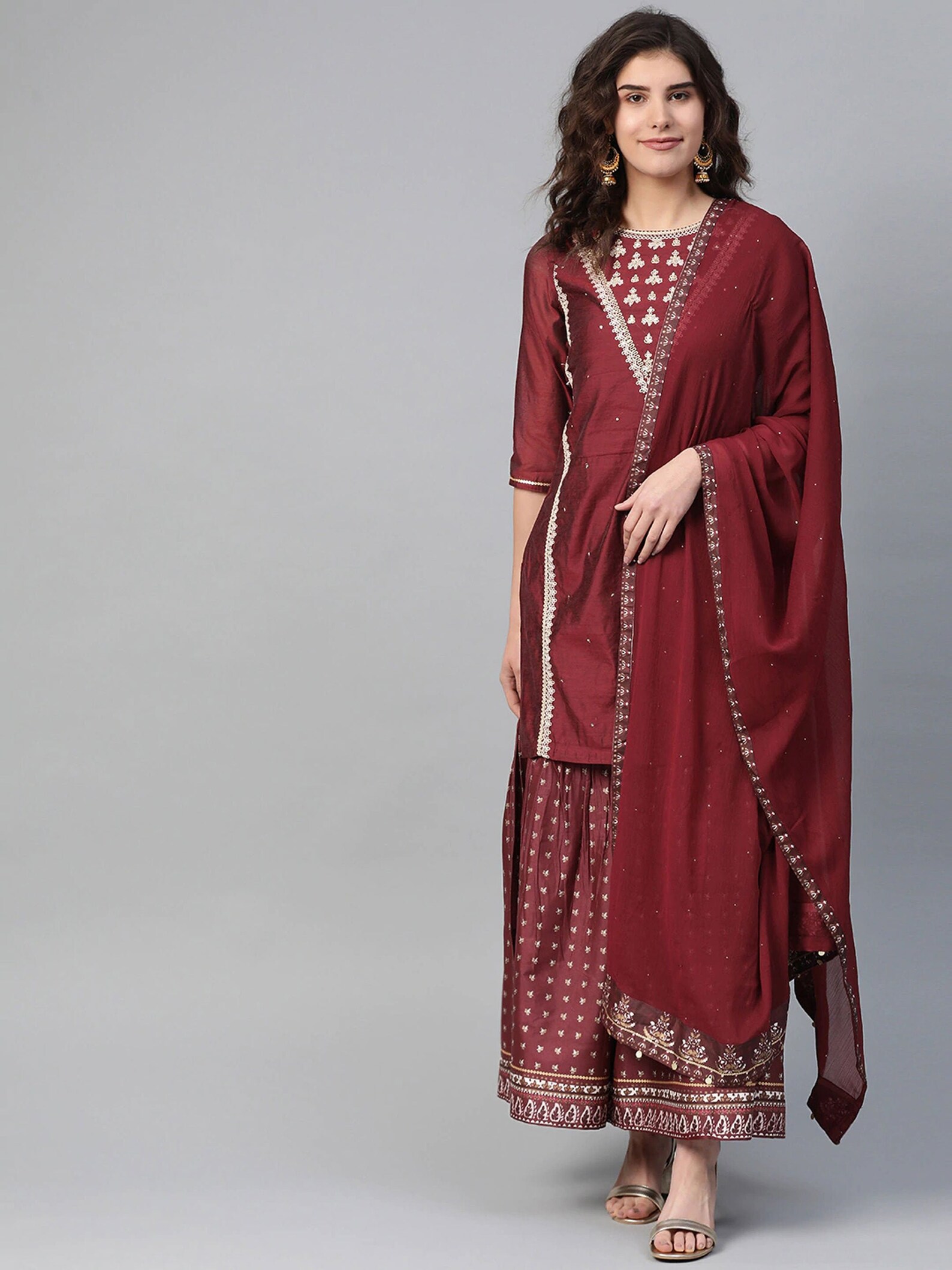 golden sharara designs