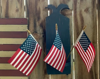 primitive flag holder