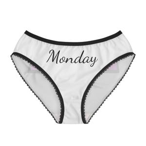 Monday Script, Women's Briefs | BX TCH Bold Print, All-Over-Print Underwear