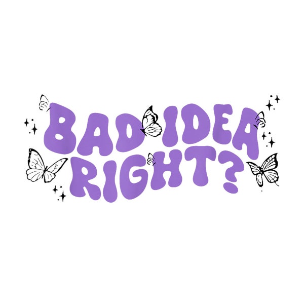 Bad Idea Right Guts Tour 2024 Digital PNG