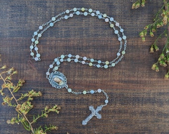 Blue Stone Rosary