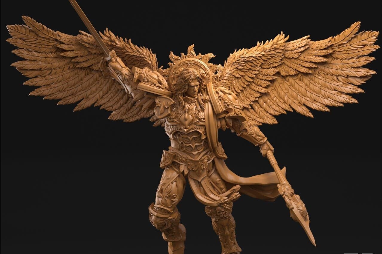 Angel of death blood sanguines priamark 40/30k diorama 3d